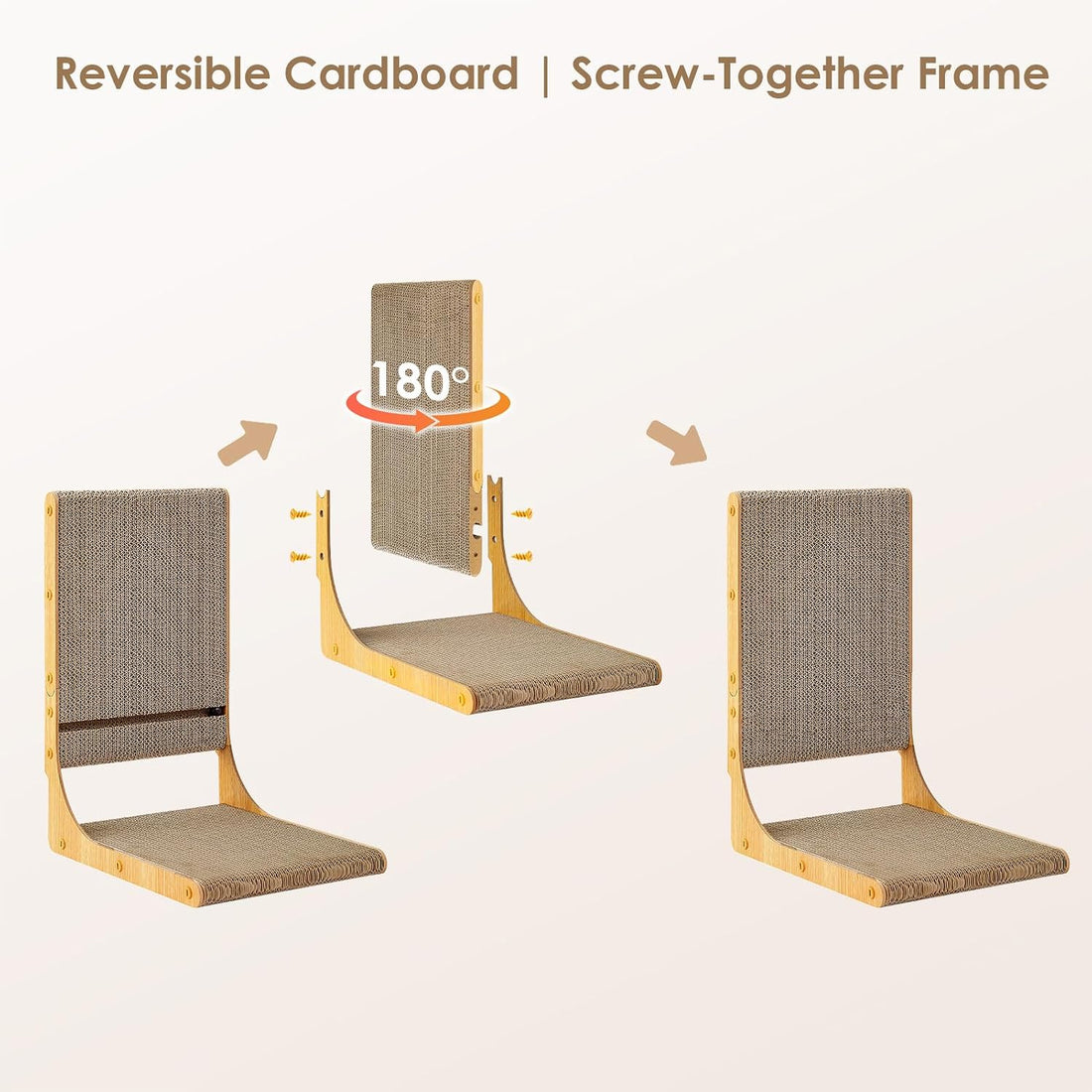 EHEYCIGA 2-Pack Cat Scratcher