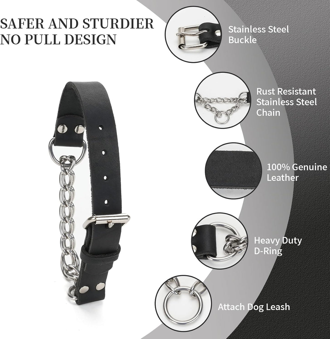Martingale Collar for Dogs No-Pull Adjustable Training Collar