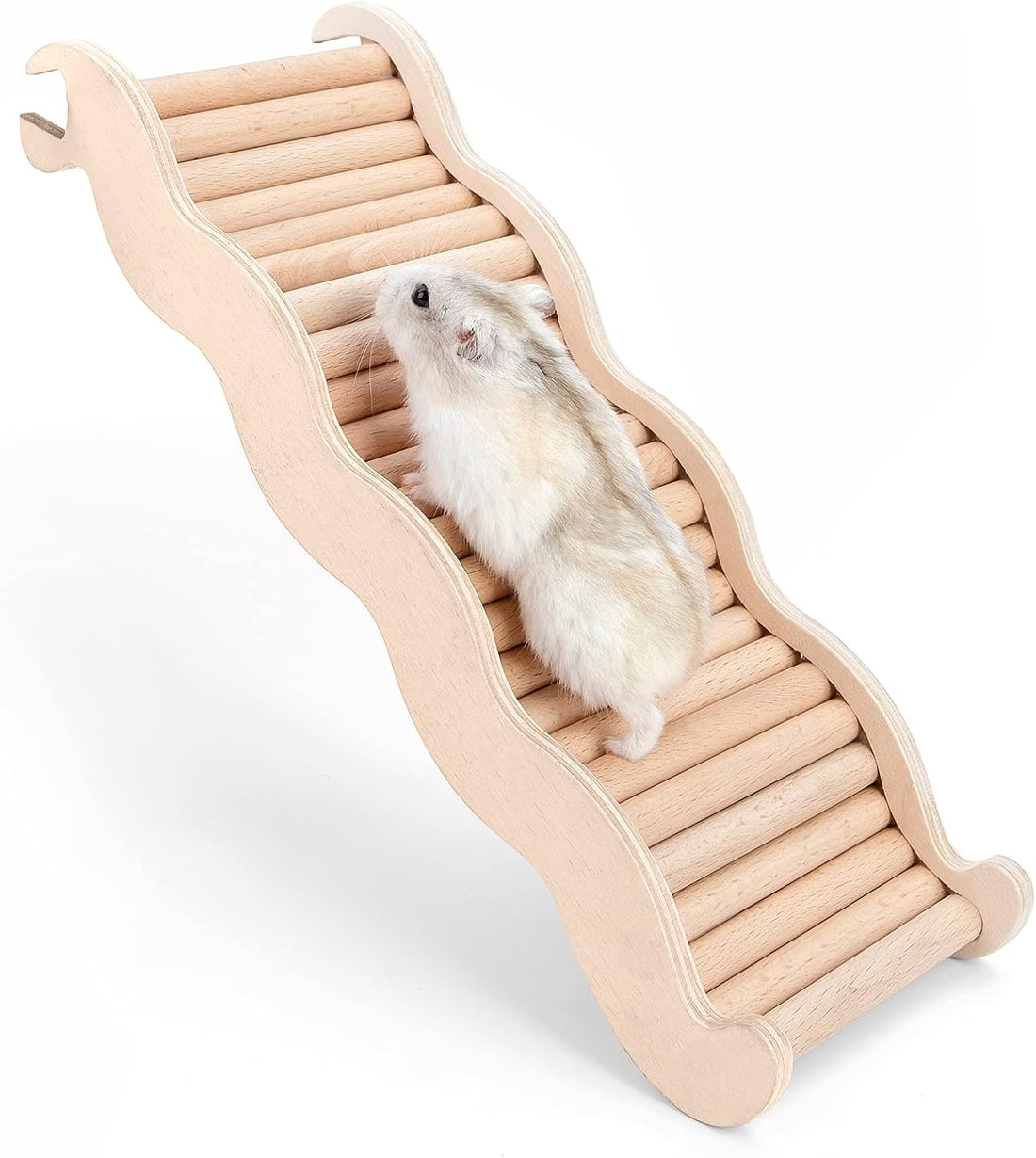 Niteangel Hamster Climbing Ladder Bridge: 8.26 x 3.7 x 1.1 inch