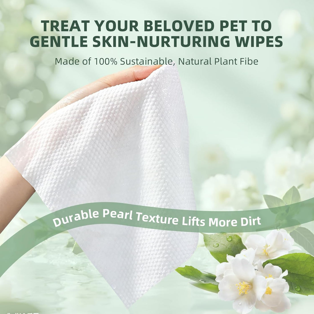 IMMHABI 400 Count Pet Wipes for Dogs & Cats - Paws