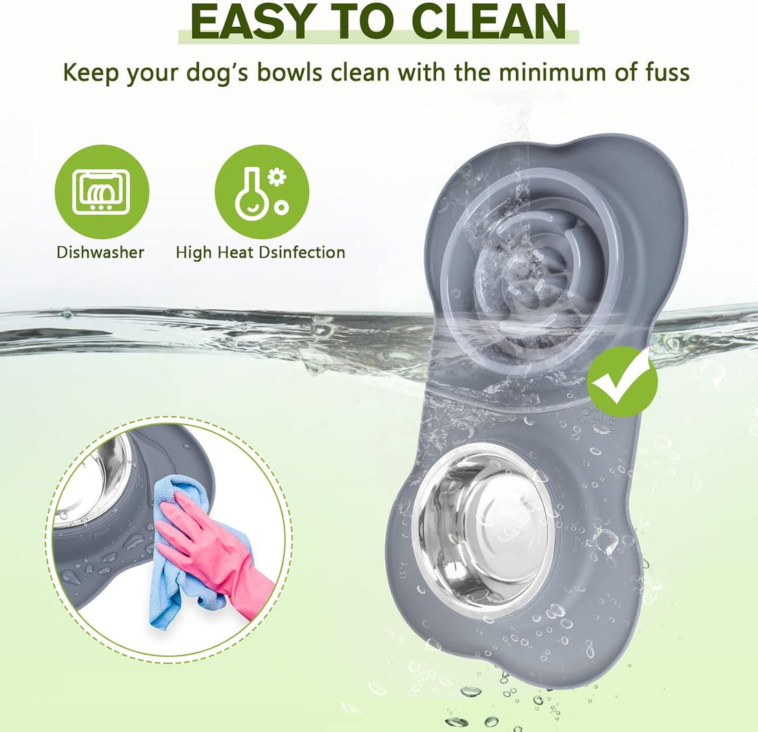 Pecute Slow Feeder Dog Bowls to Slow Down Eating