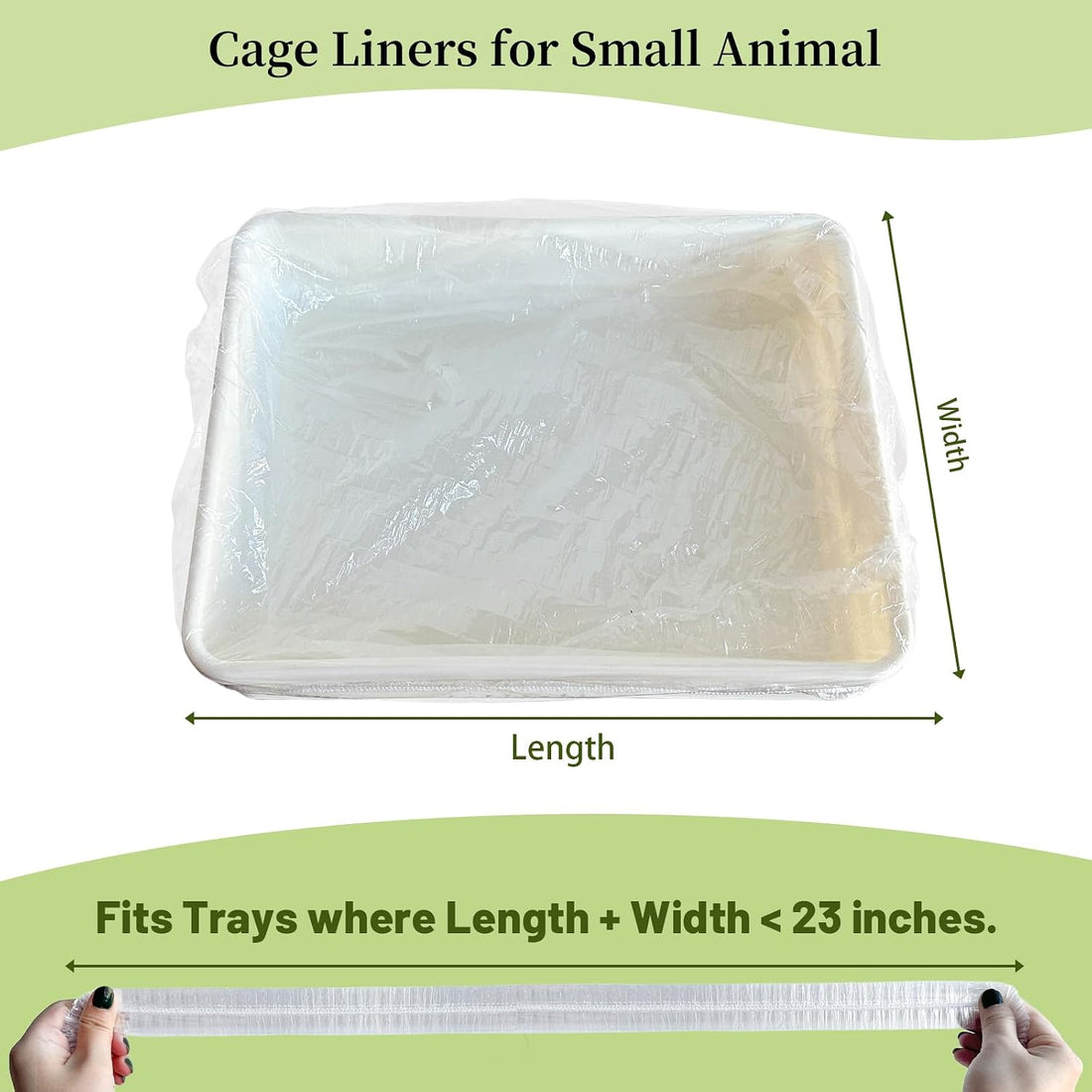 Disposable 50 pcs Small Animal Cage Liners