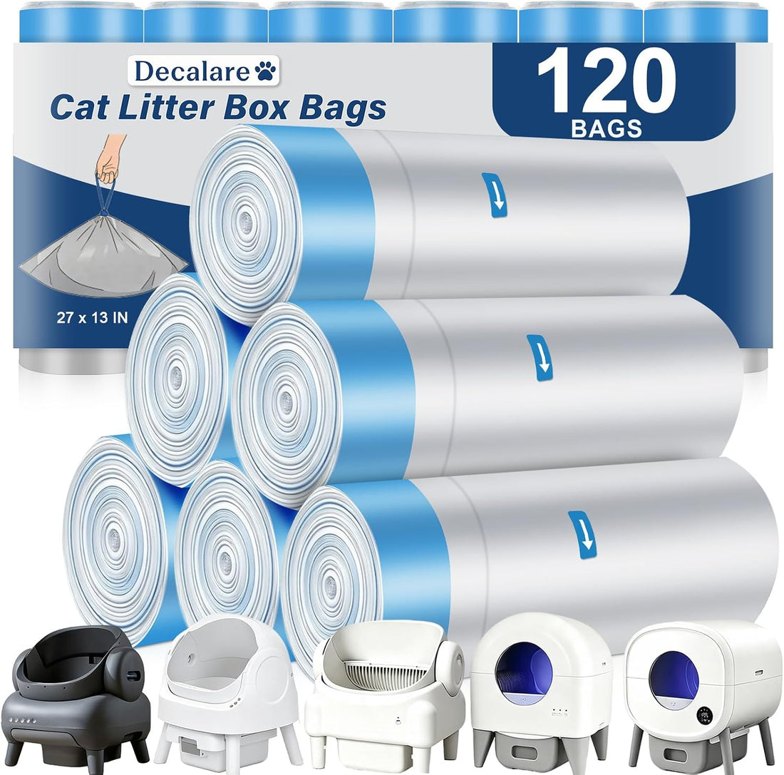 Cat Litter Liners 120 Count for Petpivo 11/12 Litter Box