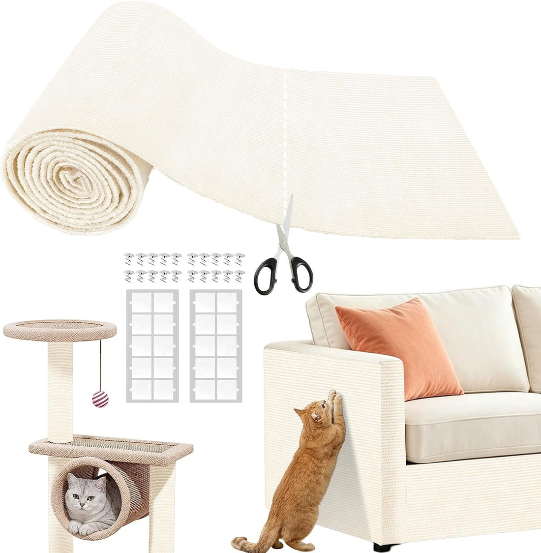 Heavy Duty Cat Scratch Furniture Protector