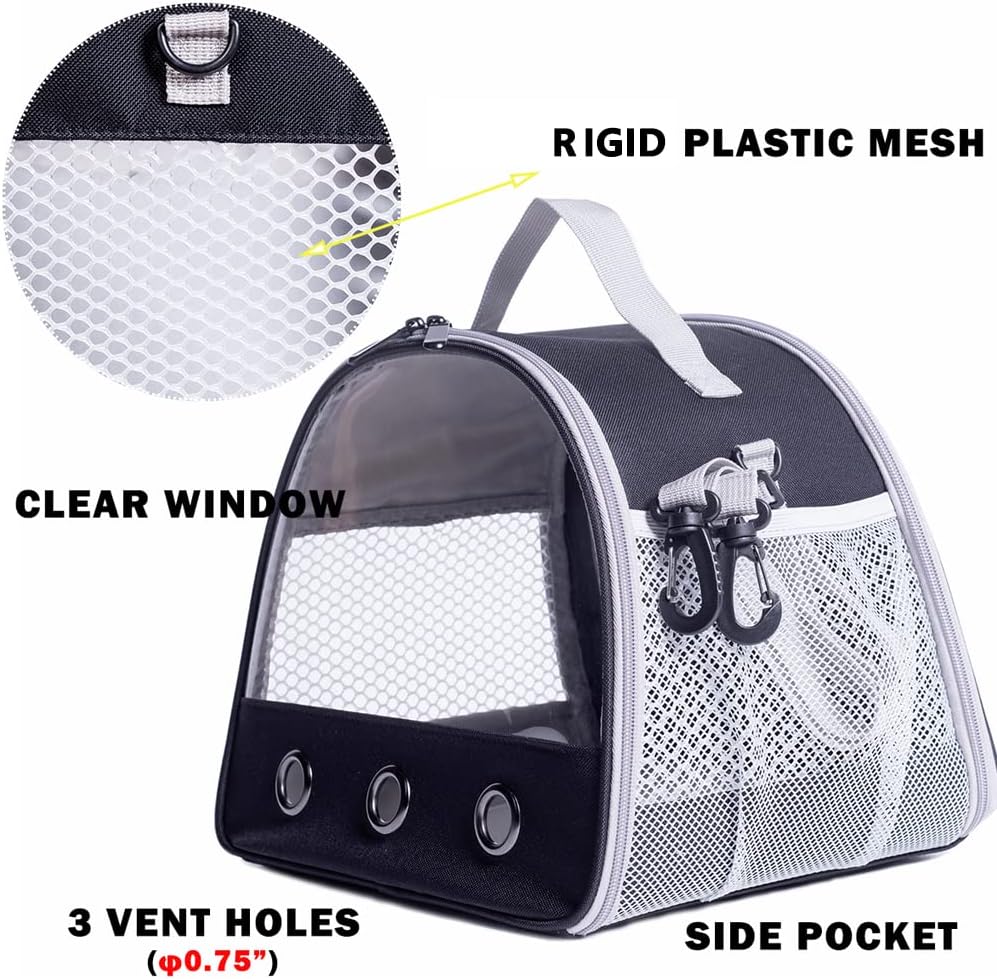 Guinea Pig Carrier Backpack, Clear Bubble Window Backpack for Guinea