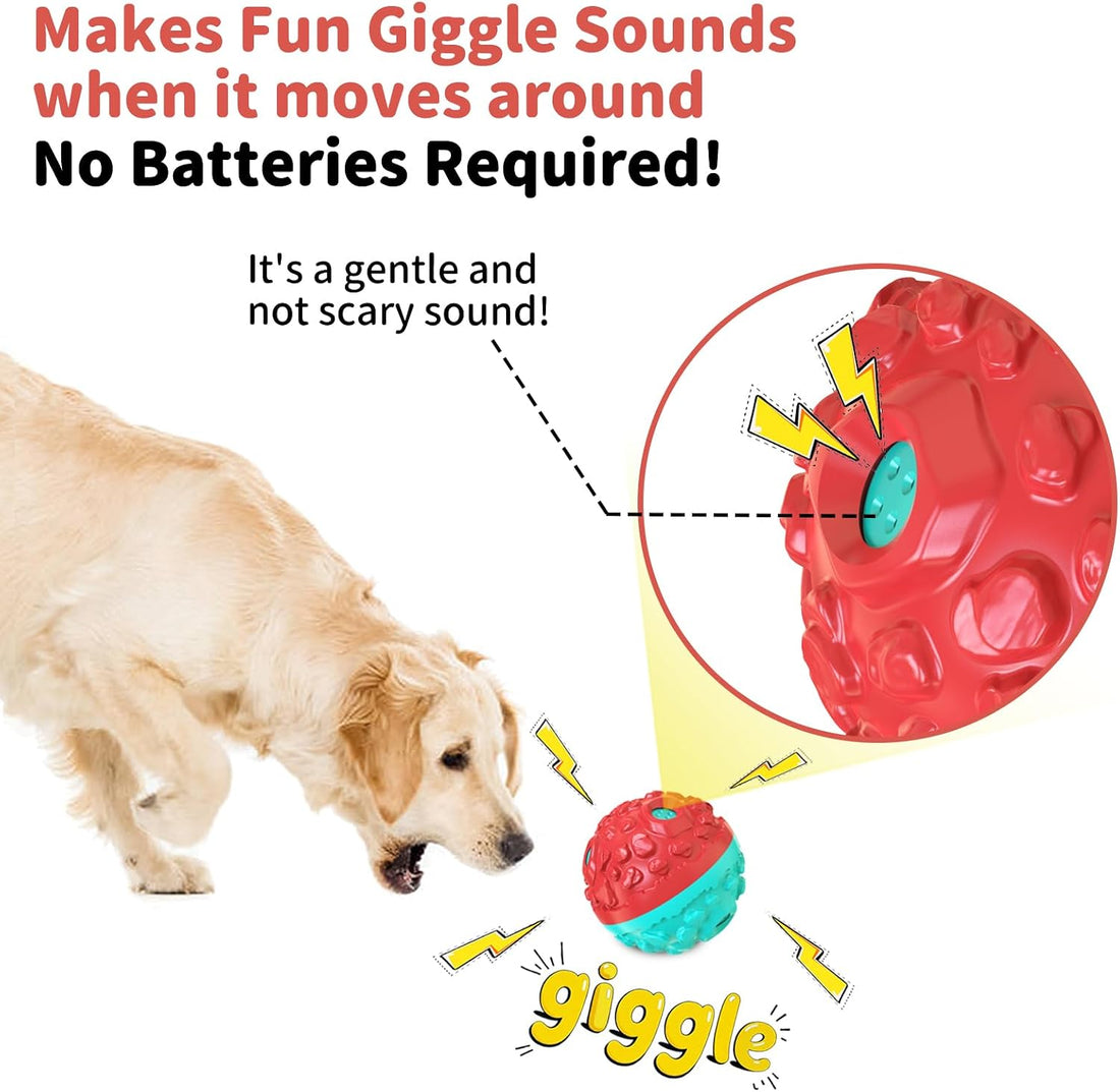 Dog Giggle Balls for Aggressive Chewers Interactive Dog Toy Ball