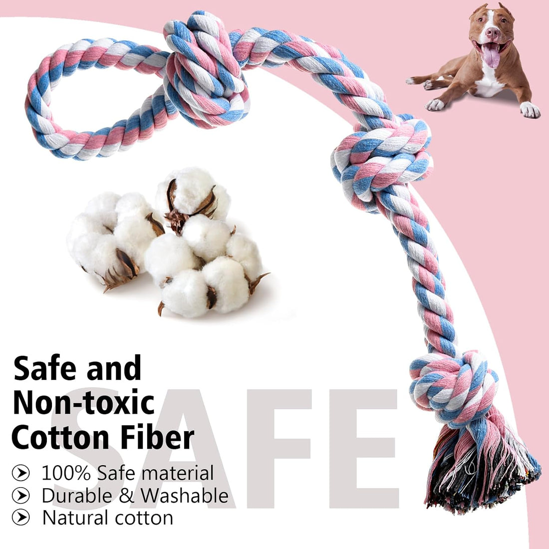 XIGOU Indestructible Dog Toys