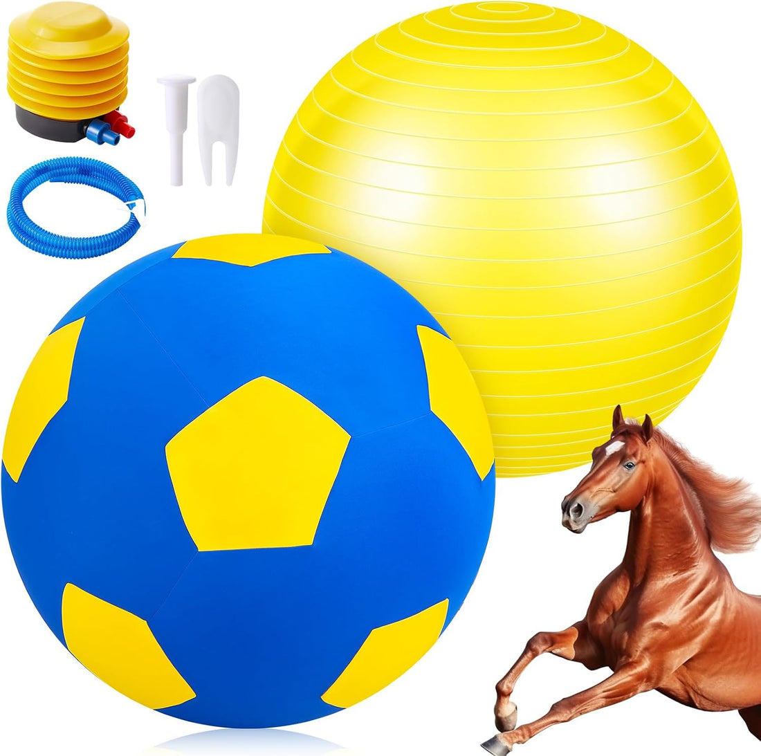 Giant 40 Inch Herding Balls with Ball Cover, Horse Toy