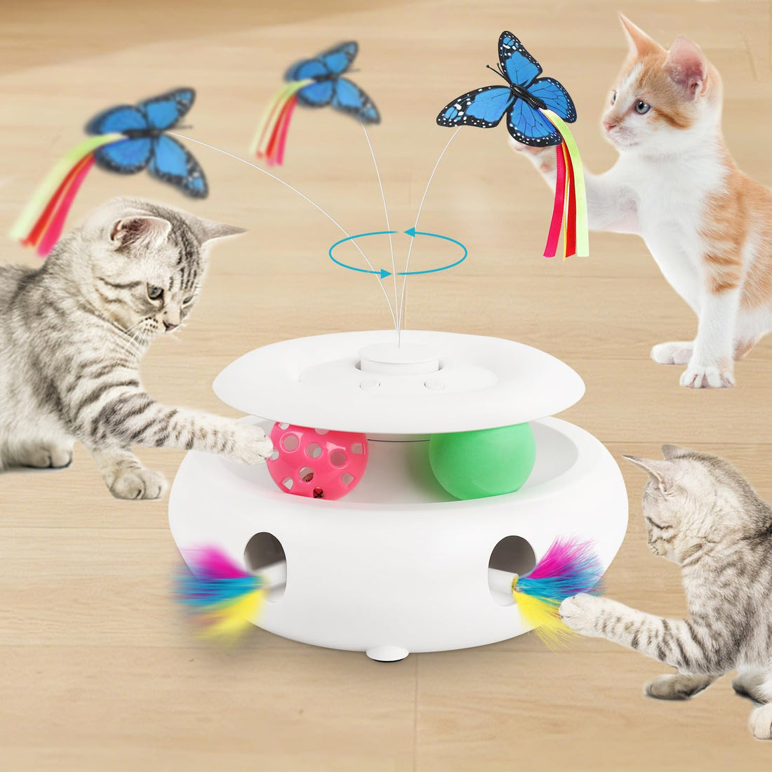 INKZOO Cat Toys for Indoor Cats