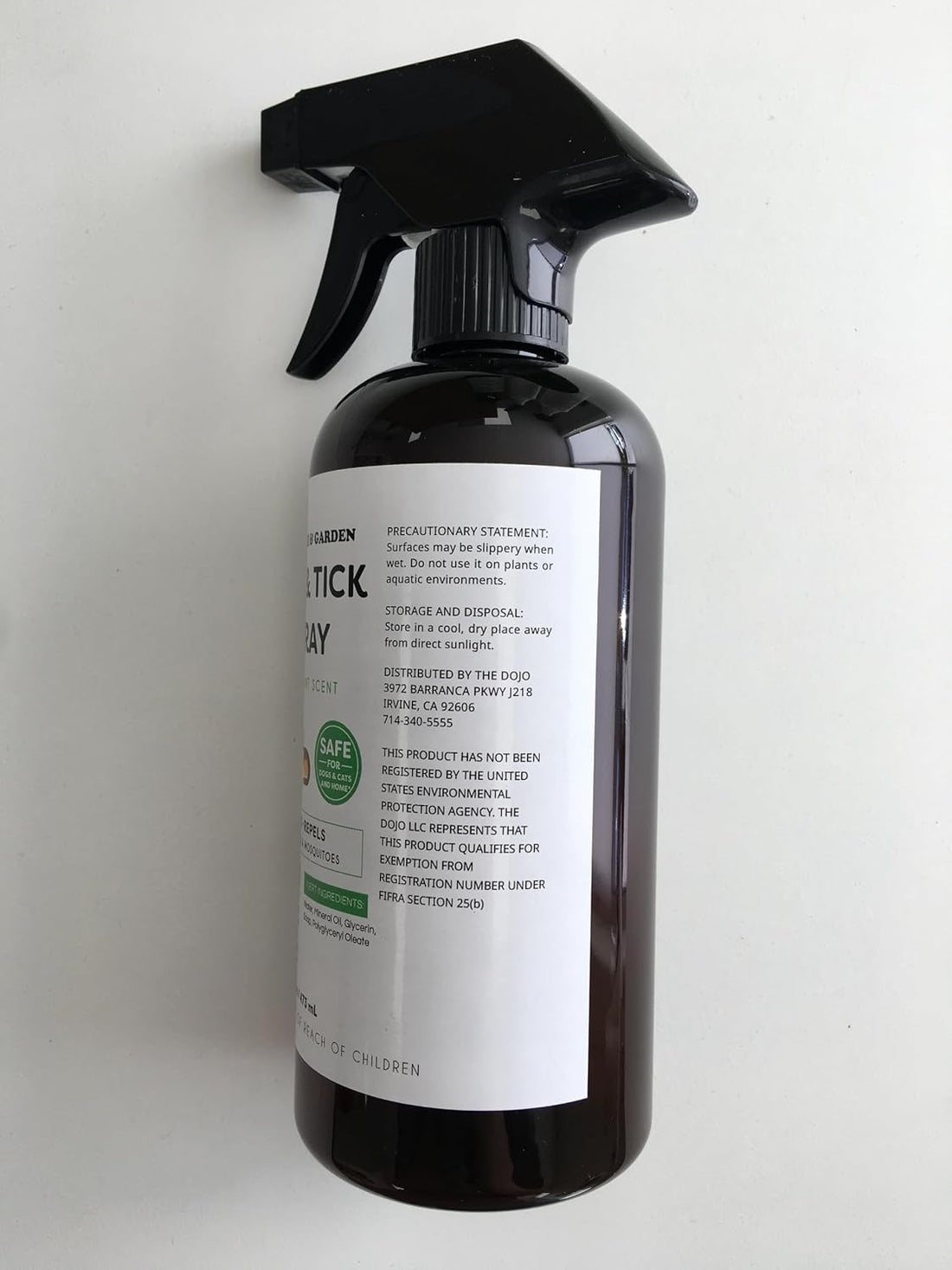Kate's Home & Garden Flea and Tick Spray for Dogs & Cats (16oz)