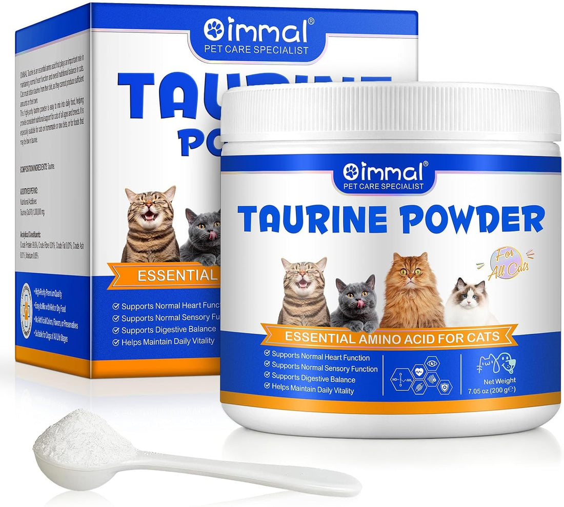 Taurine for Cats – Pure Taurine Powder Supplement for Kittens & Adult