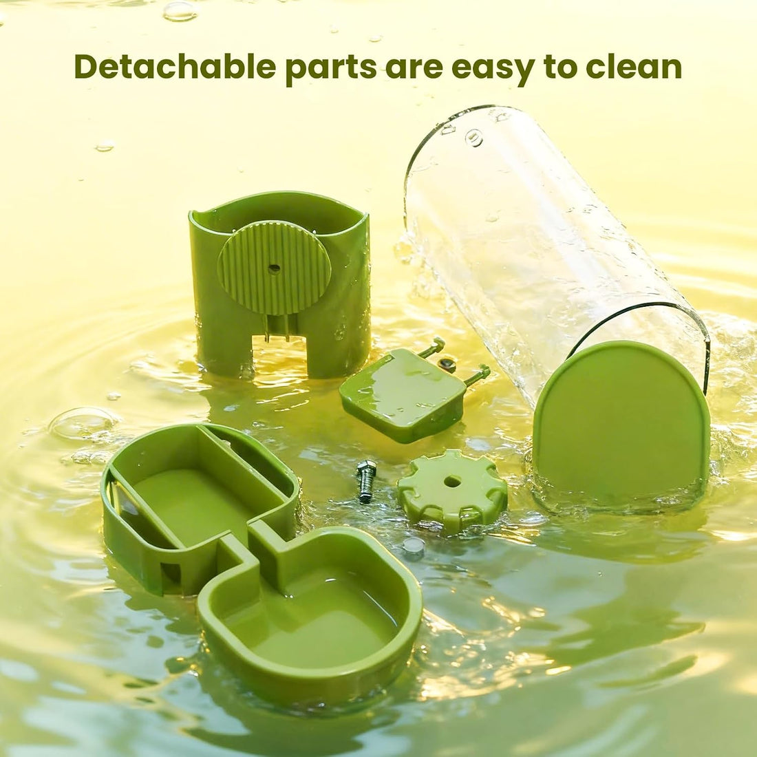 29oz Rabbit Water Bottle Dispenser for Cage, Bunny Water Bowl