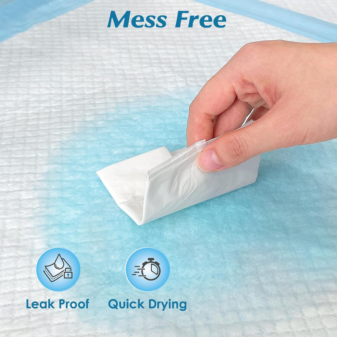 100 Count 22” x 22” Super Absorbency Disposable Underpads