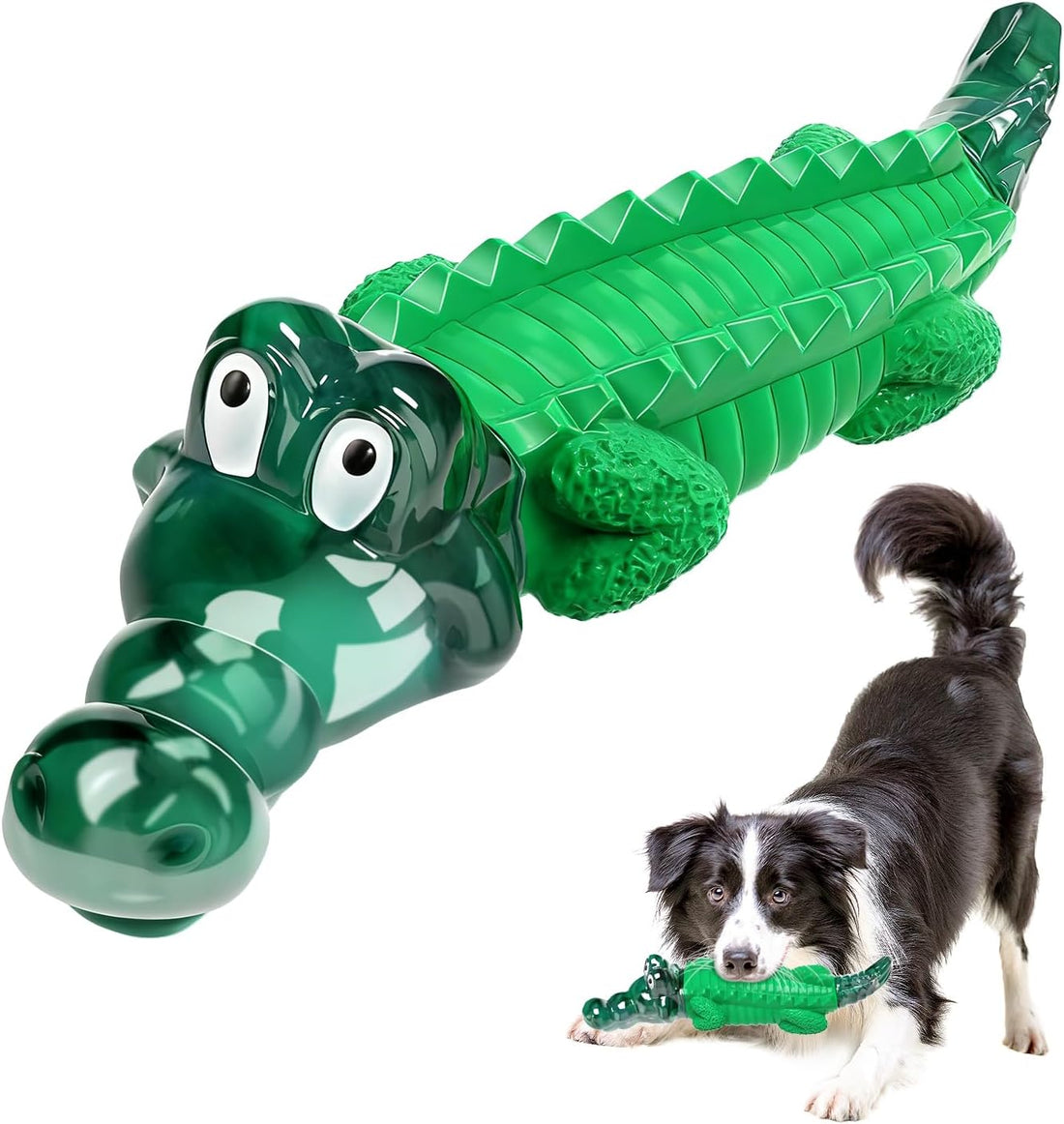 Fuufome Alligator Dog Toys for Aggressive Chewers,Medium Large Breed