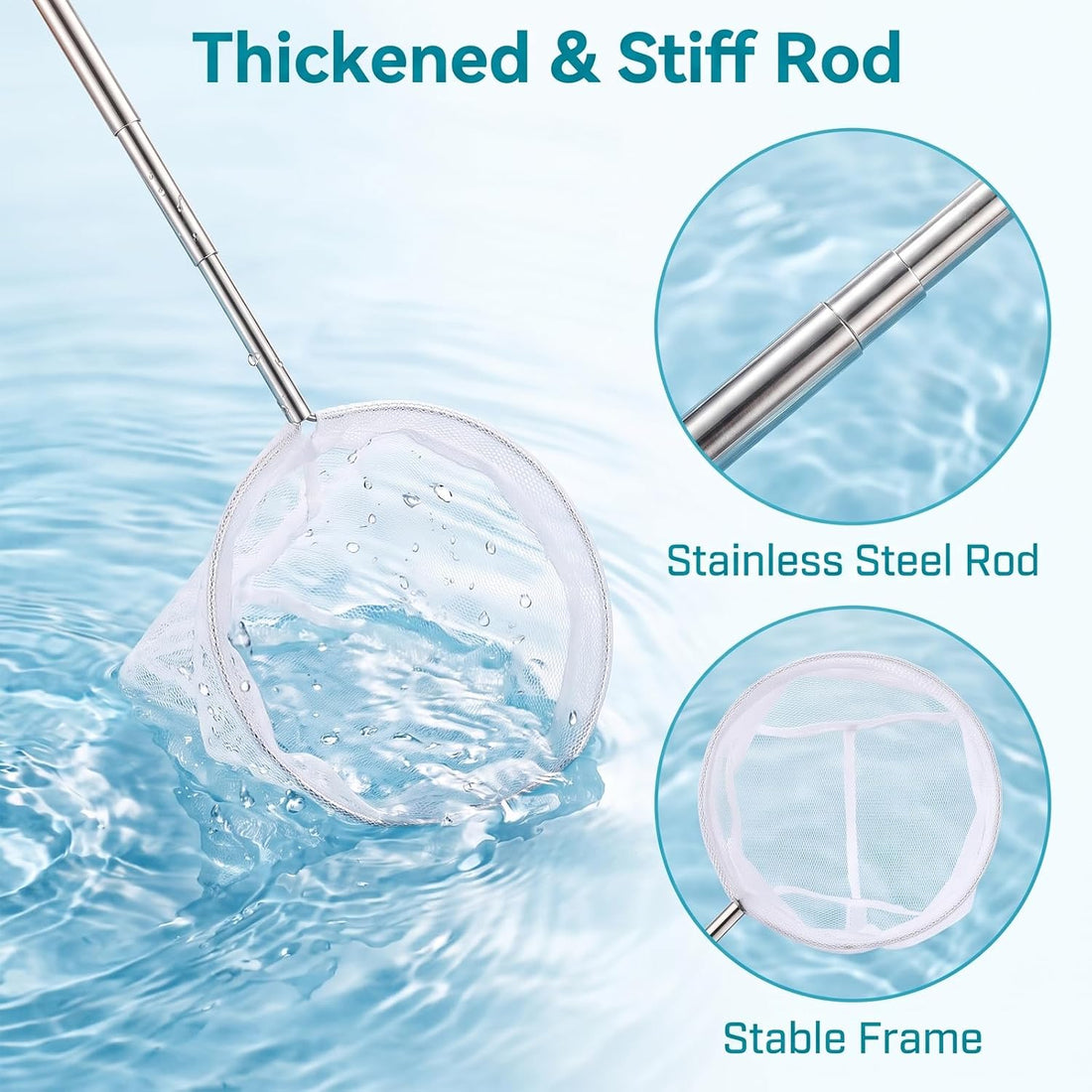 Jeffdad 4 Pcs Aquarium Shrimp Net