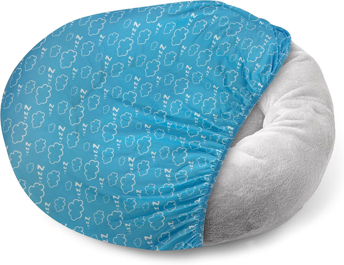 Round Dog Bed Covers Replacement Washable, Dog Bed Washable Cover