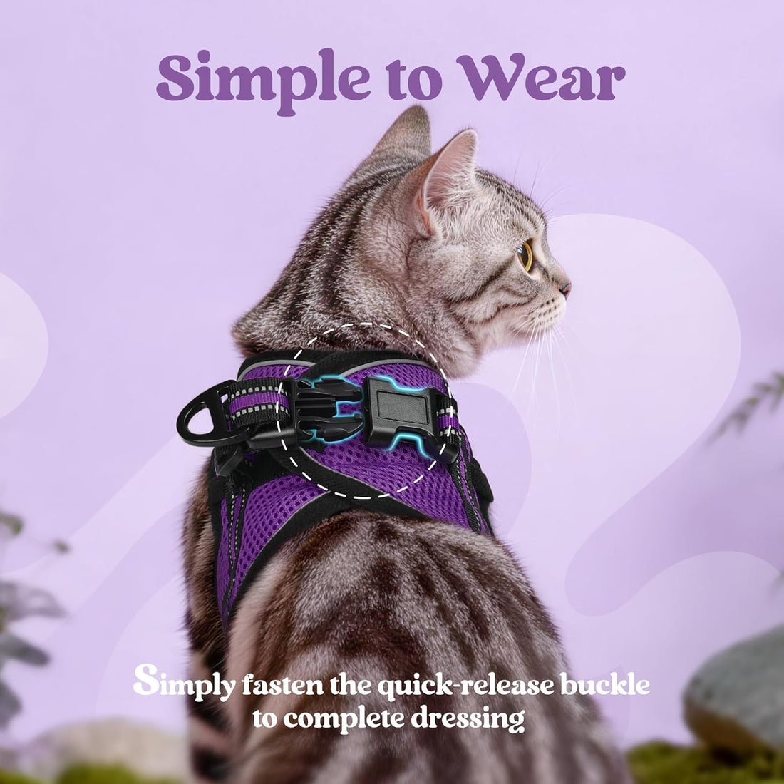 rabbitgoo Cat Harness and Leash