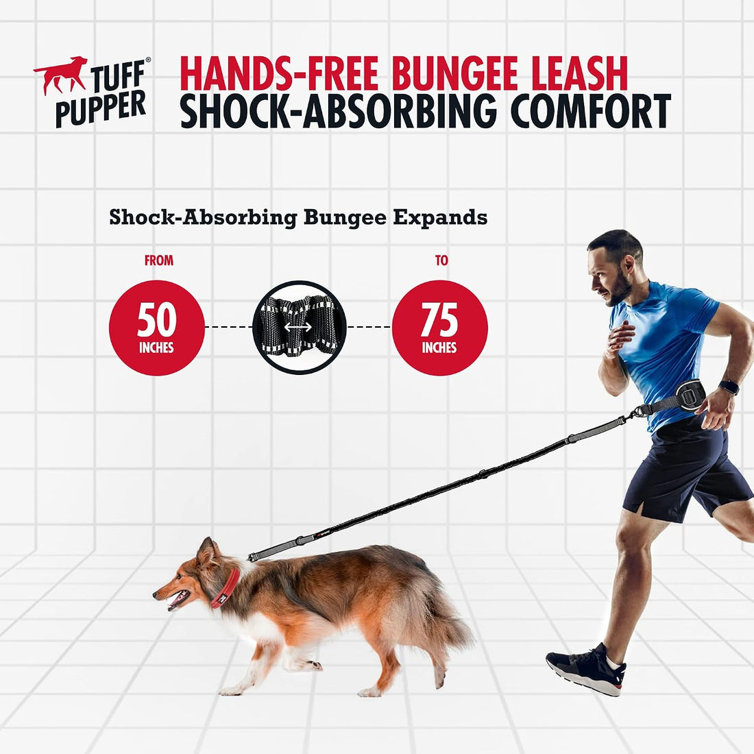 Tuff Pupper Heavy Duty Hands Free Dog Leash