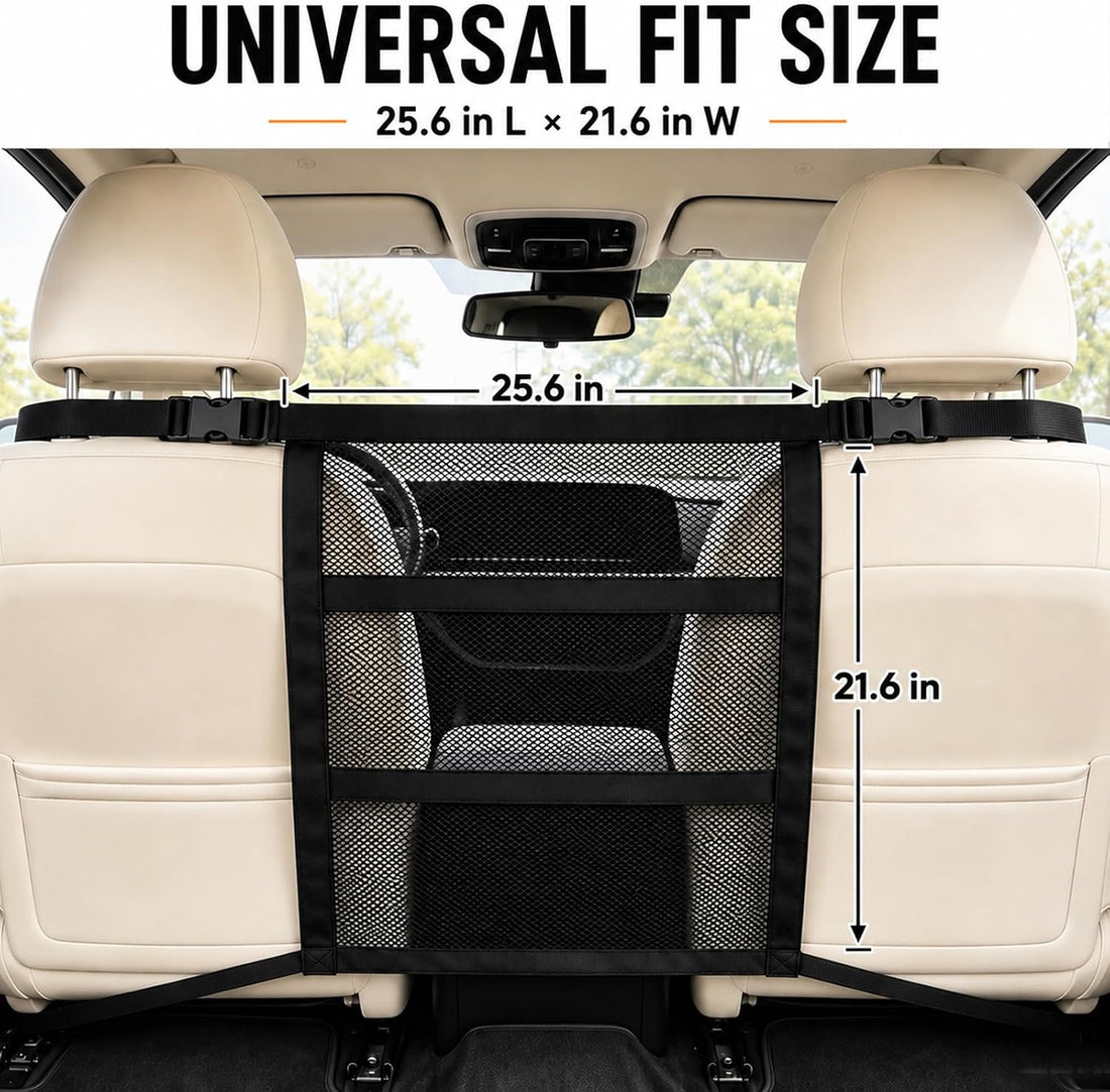 Dog Car Barrier,Car Net for Dogs, Pet Divider for SUVs
