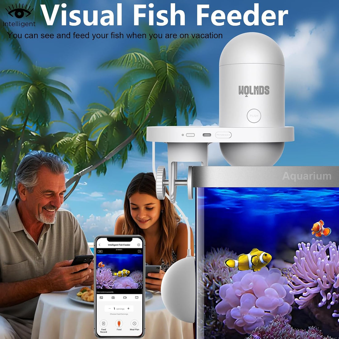 WiFi Automatic Fish Feeder for Aquarium