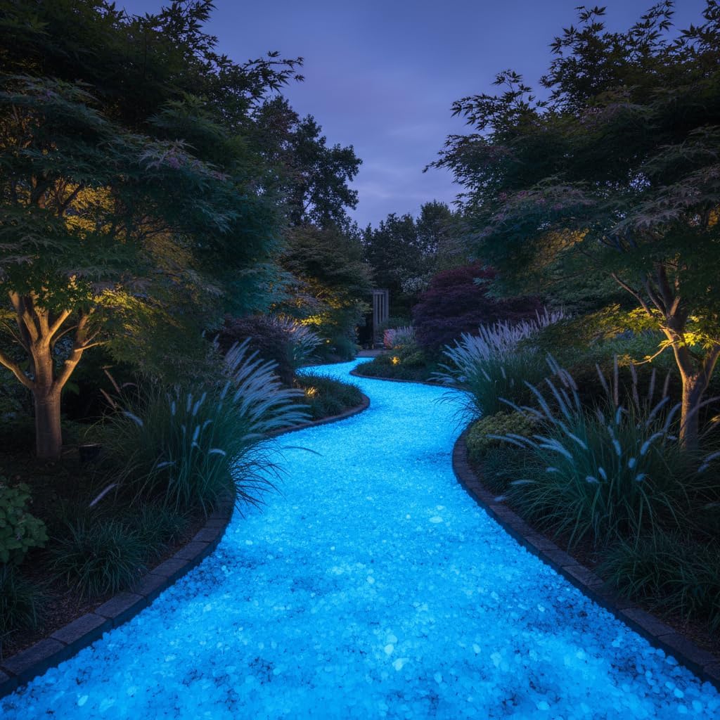 Shiny Stone Glow in The Dark Aquarium Gravel Sand