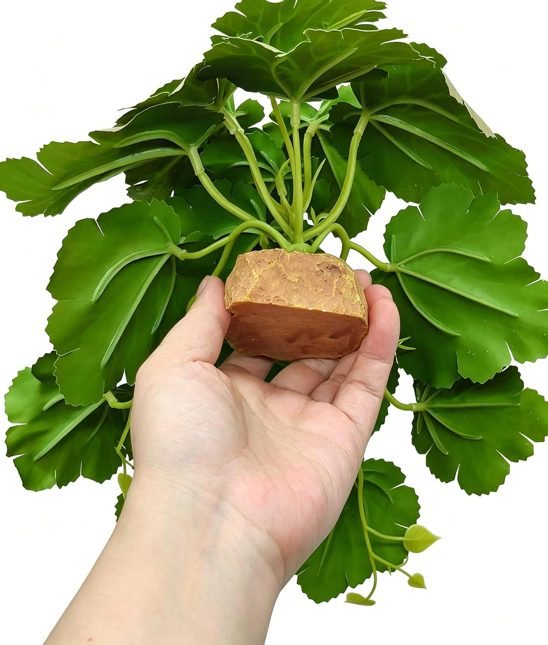 Fake Reptile Plants for Terrarium,Crested Gecko Tank Accessories