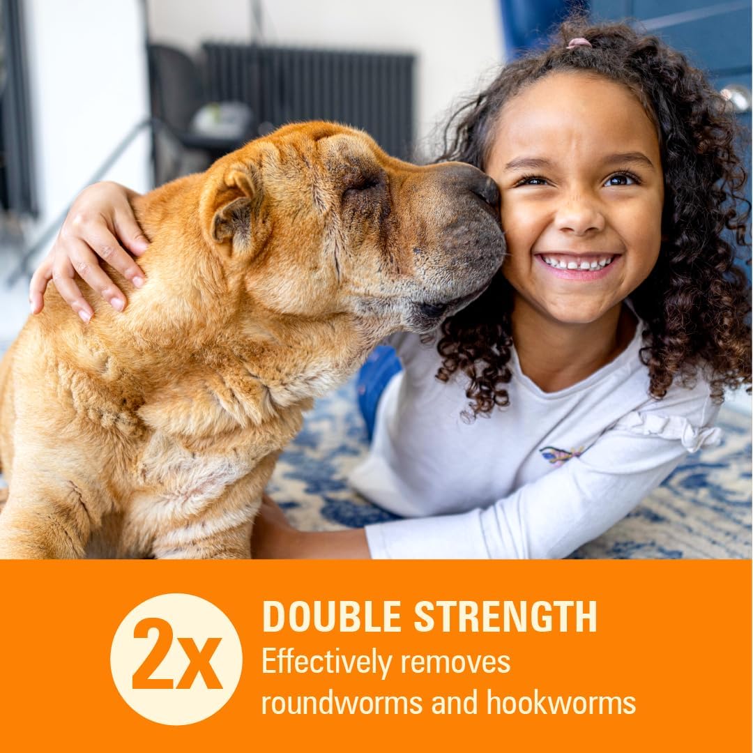 Worm X Plus 7 Way Liquid Dewormer for Dogs 2 oz Broad Spectrum Canine