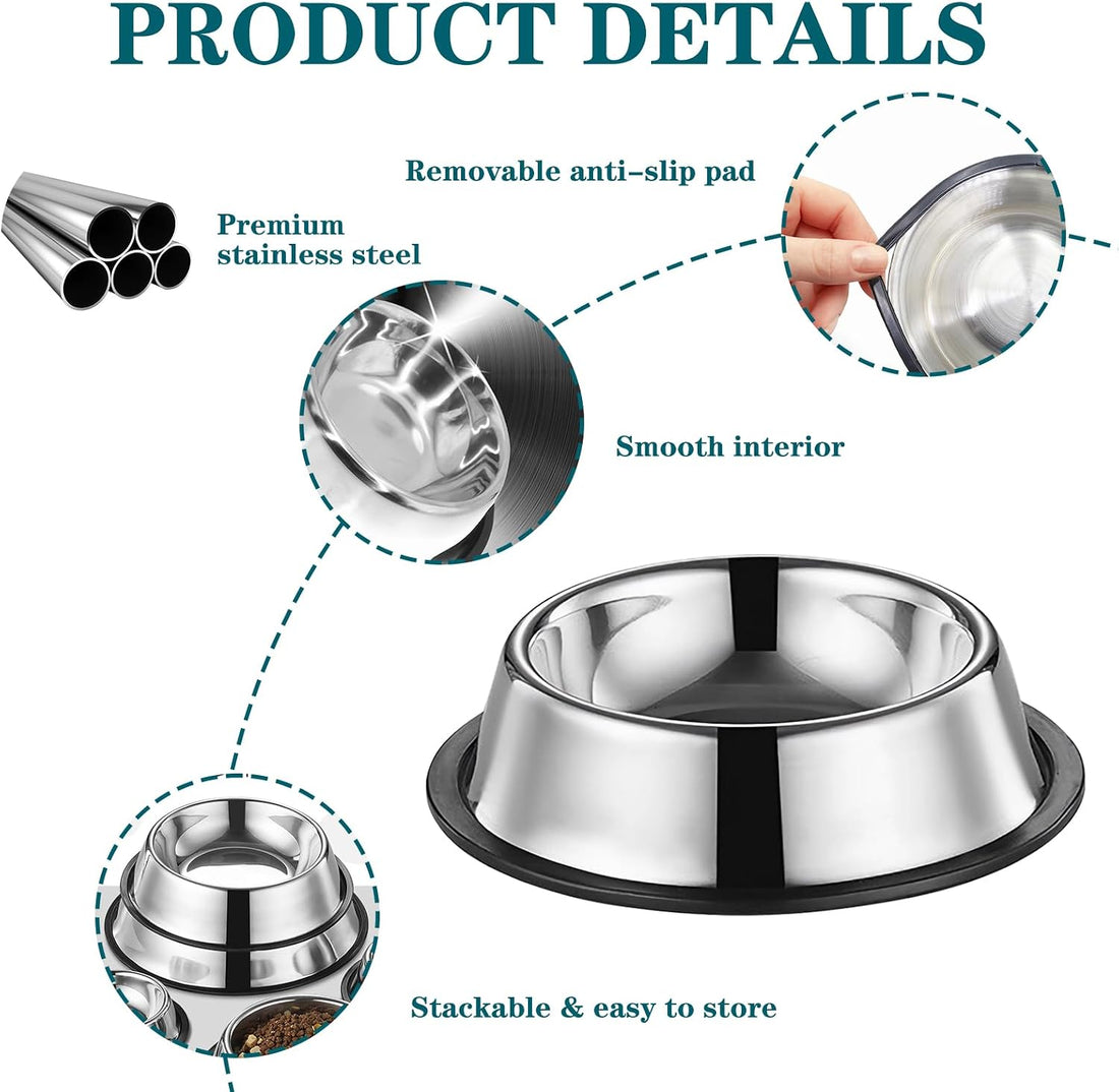3Packs Cat-Bowls Cat Food Bowl