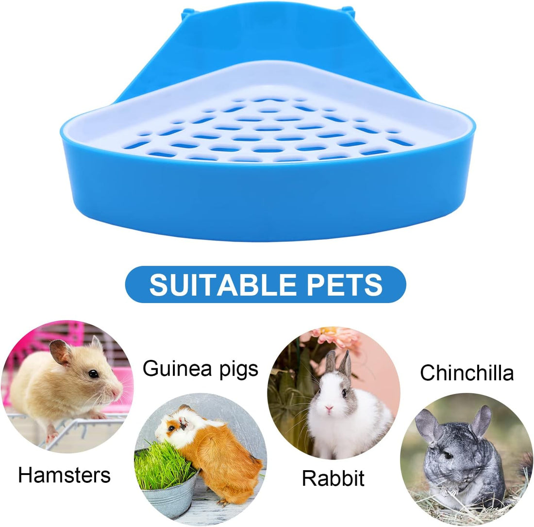 Litewoo Rabbit Litter Box Toilet Bunny Corner Potty for Guinea Pigs