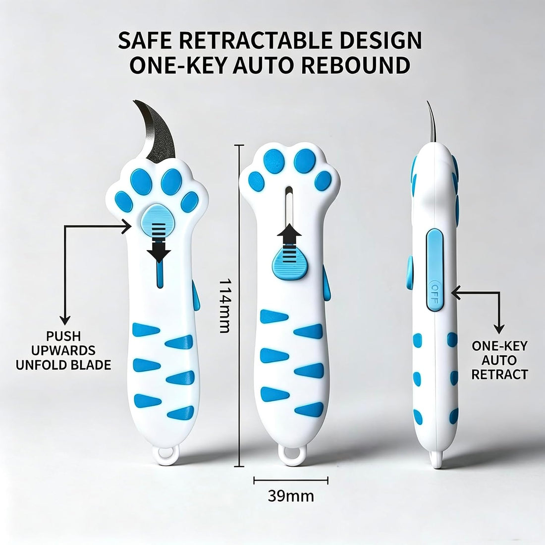 Cat Paw Box Cutter 3-Piece Set