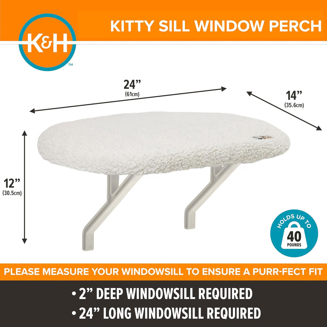 K&H Cat Window Perch for Large Cats