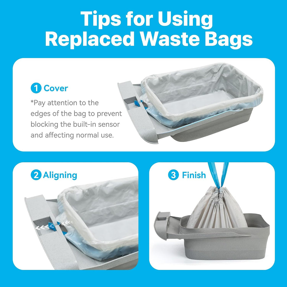 Neakasa Replaced Waste Bags-2 Rolls
