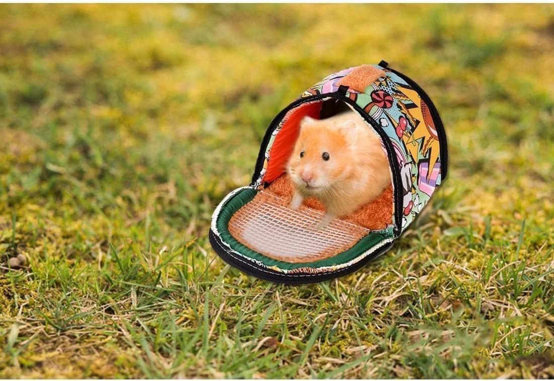 Hamster Carrier Bag Rat Travel Carrier for Gerbils Mice Sugar Gliders