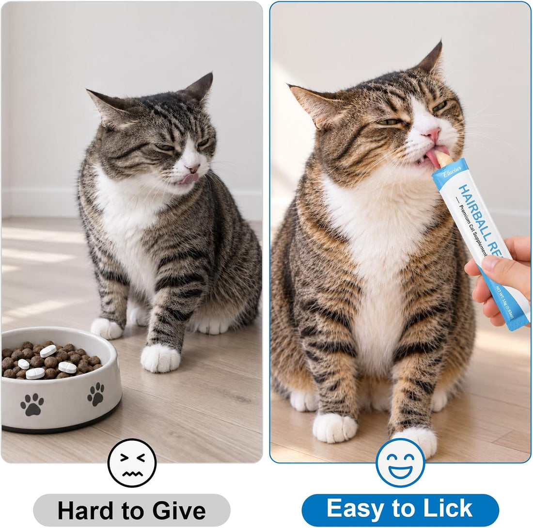 Lickable Cat Treats, Cat Grass Treats for Indoor Cats