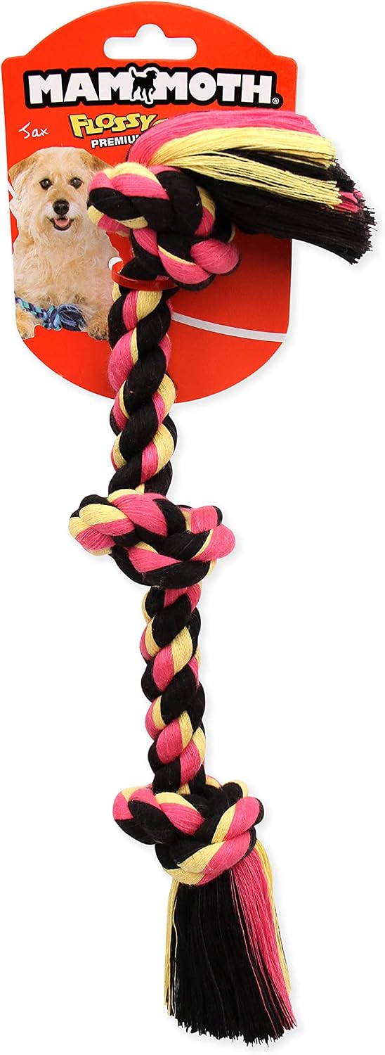 Mammoth Flossy Chews Color Rope Tug