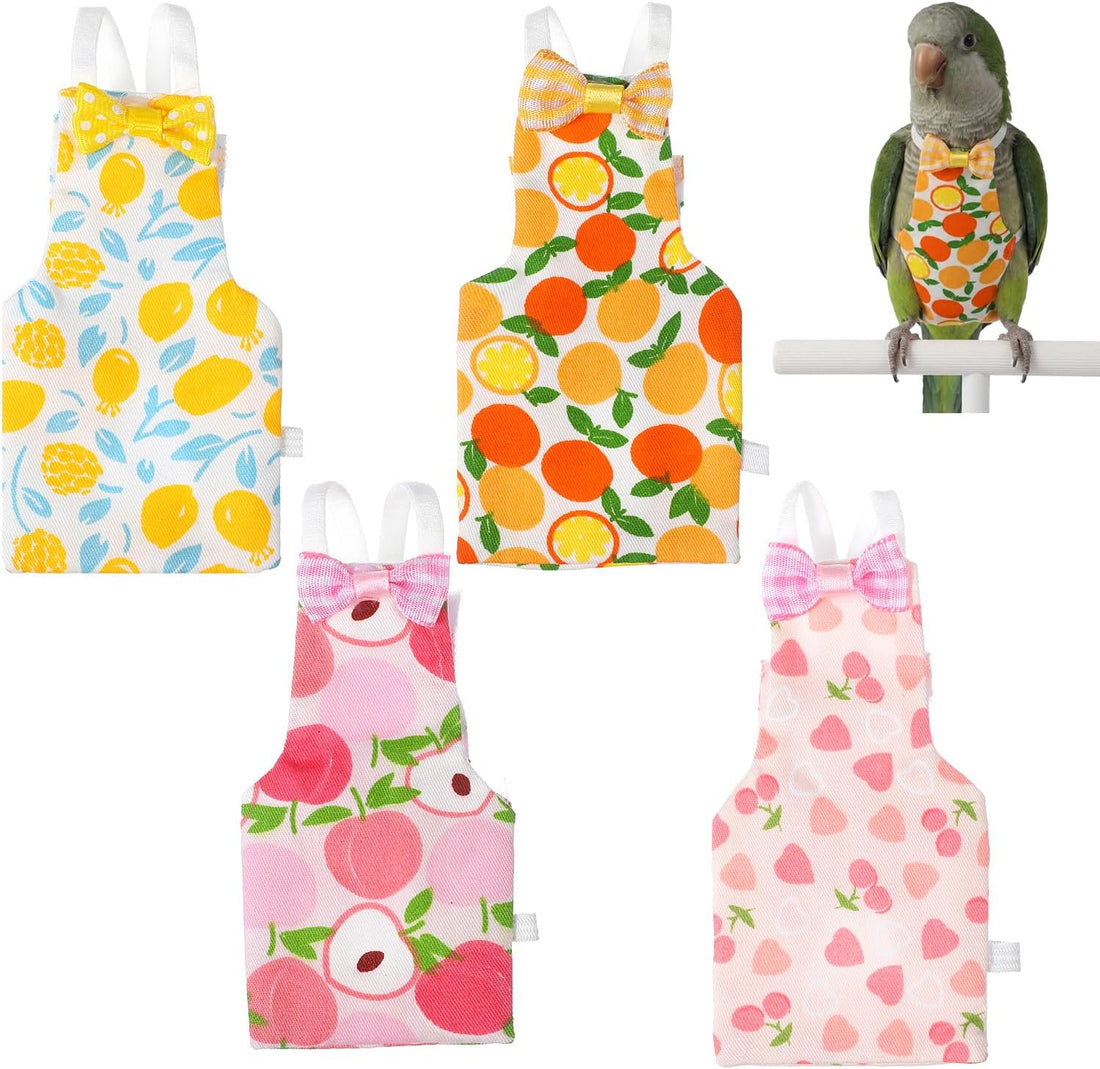 4PCS Bird Diaper Reusable