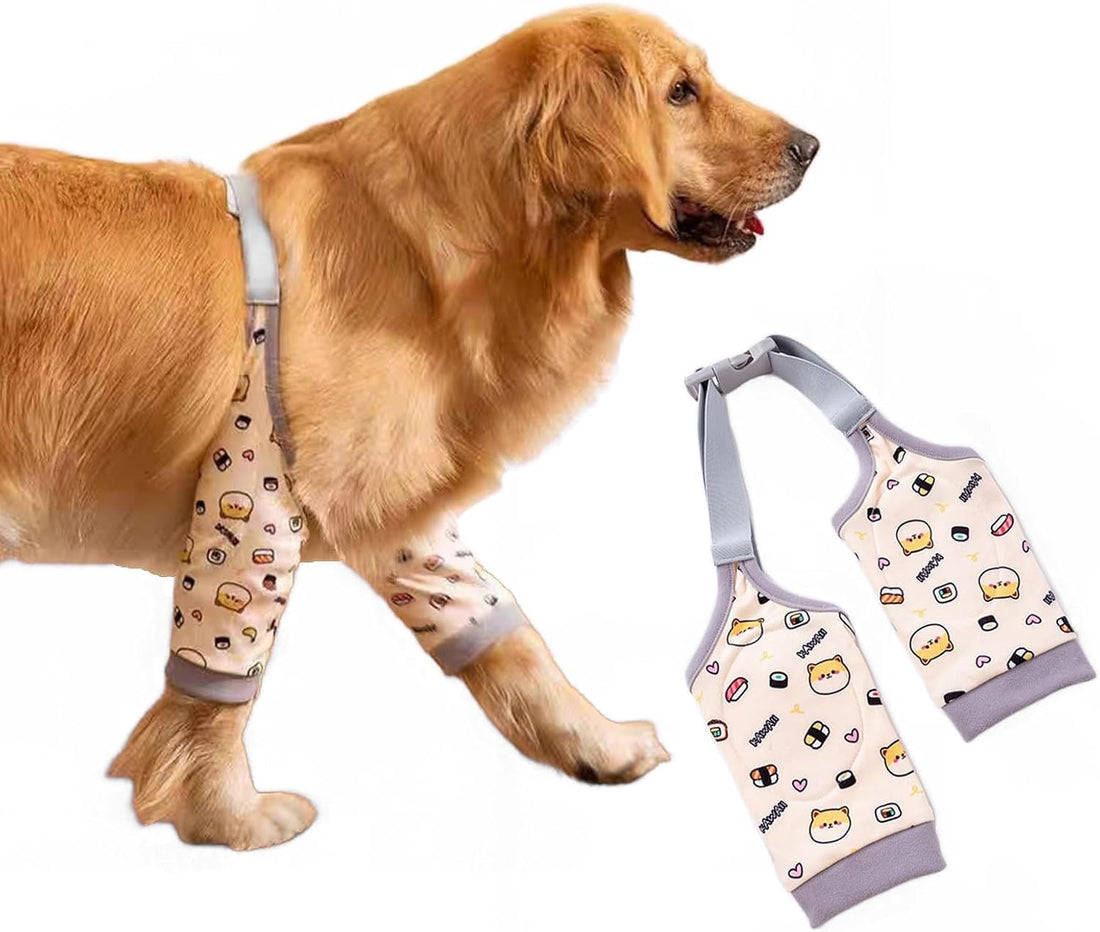 MANON ROSA Dog Elbow Pads – Knee Wrap Front Leg Sleeves for Large Dogs