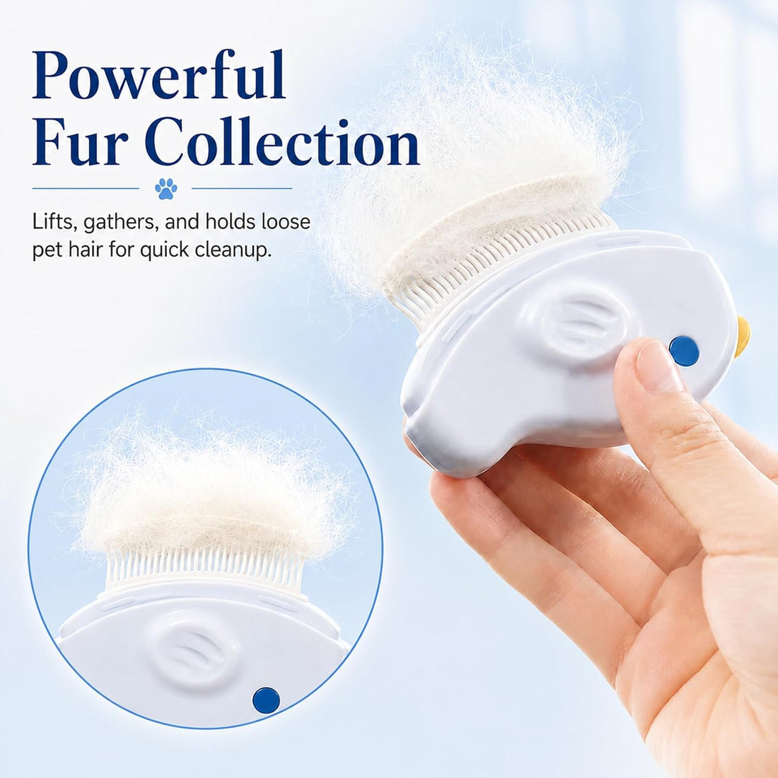 2 Pack Pet Eye Face Comb and Cat Shedding Brush for Dogs Cats