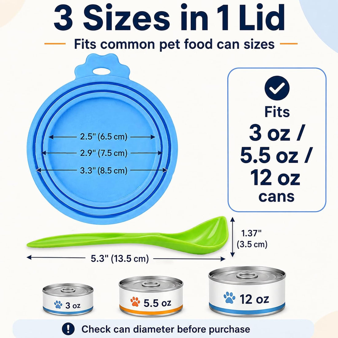 Lydia’s Deal Pet Food Can Covers 2-Pack