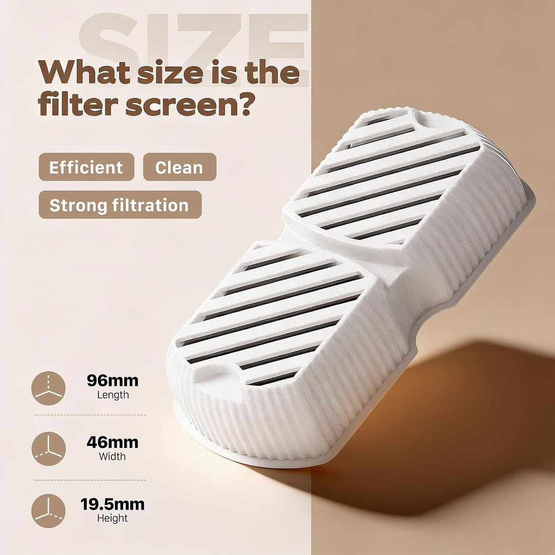 GROOKPET Pet Fountain Filter Replacement