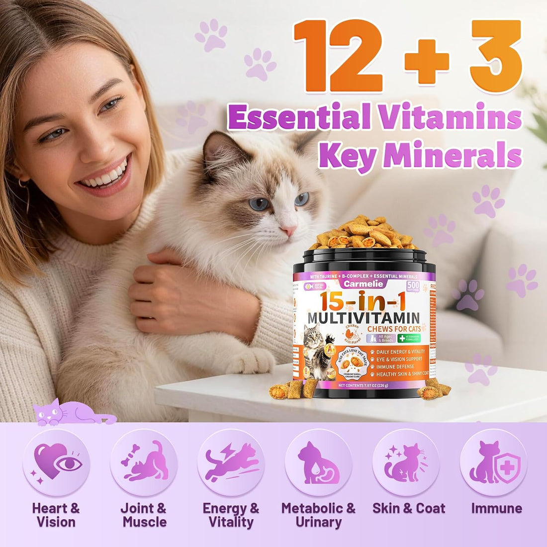 Taurine for Cats Vitamins Treats