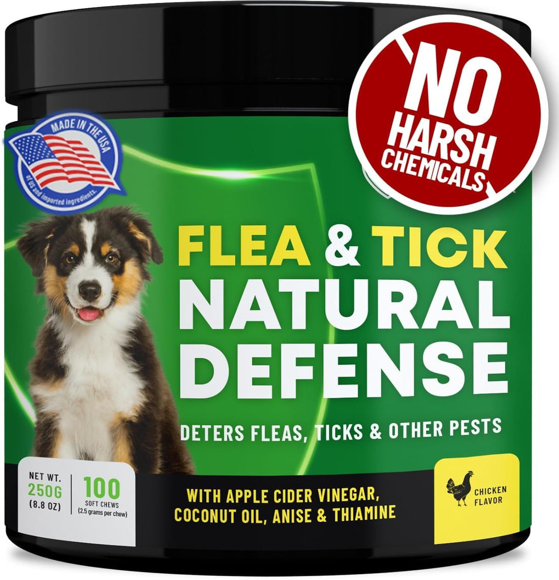 Guardian’s Choice Flea Chews for Dogs, Pet Flea Chewable, 100 Count