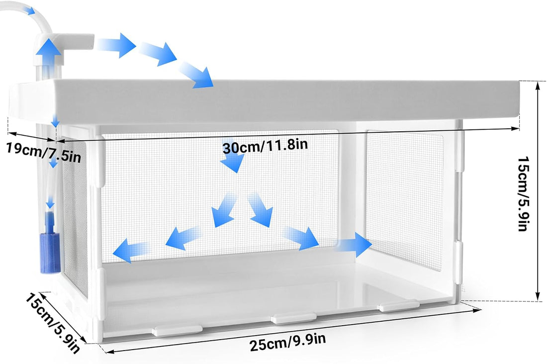 Floating Aquarium Breeder Box, Fish Acclimation & Isolation Tank