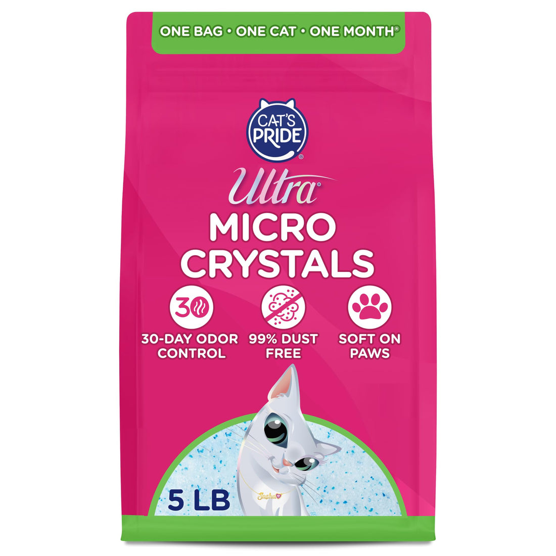ULTRA MICRO CRYSTALS UNSCENTED PREMIUM NON-CLUMPING CAT LITTER