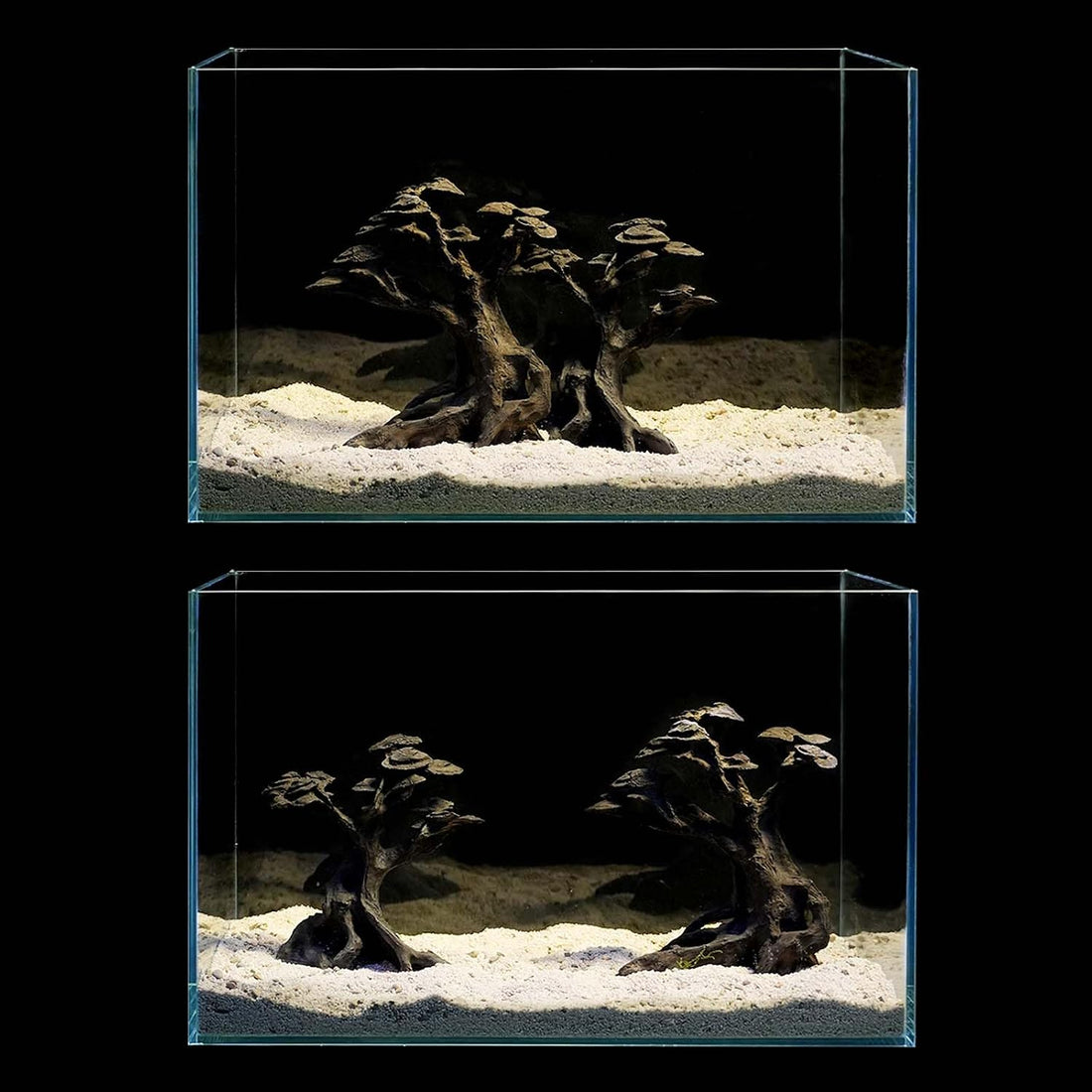 FZONE Aquarium Driftwood, Resin Rock Decor for Aquascaping Hardscape