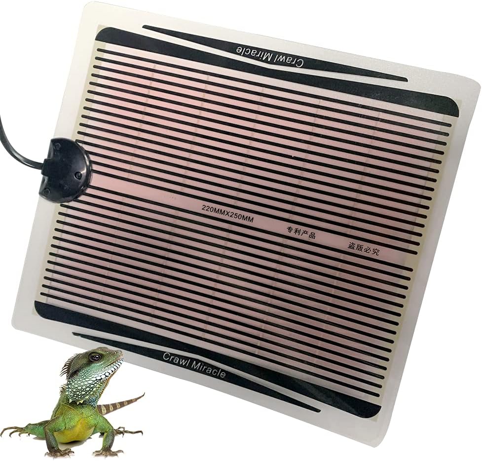 Reptile Heat Pad, Adjustable Temperature Control Lizard Terrarium