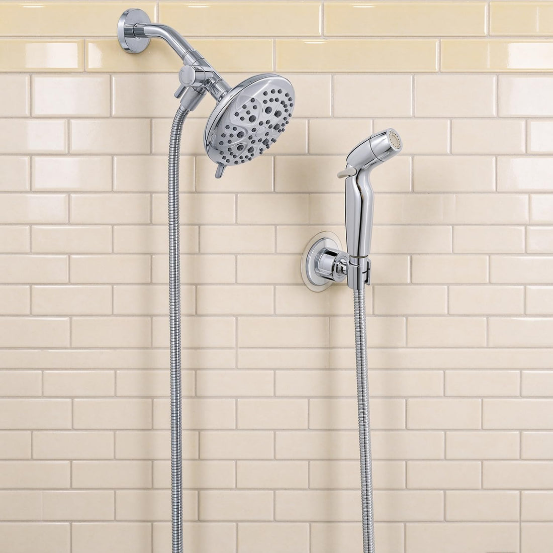 2-Mode Dog Shower Sprayer with No-Drill Mount