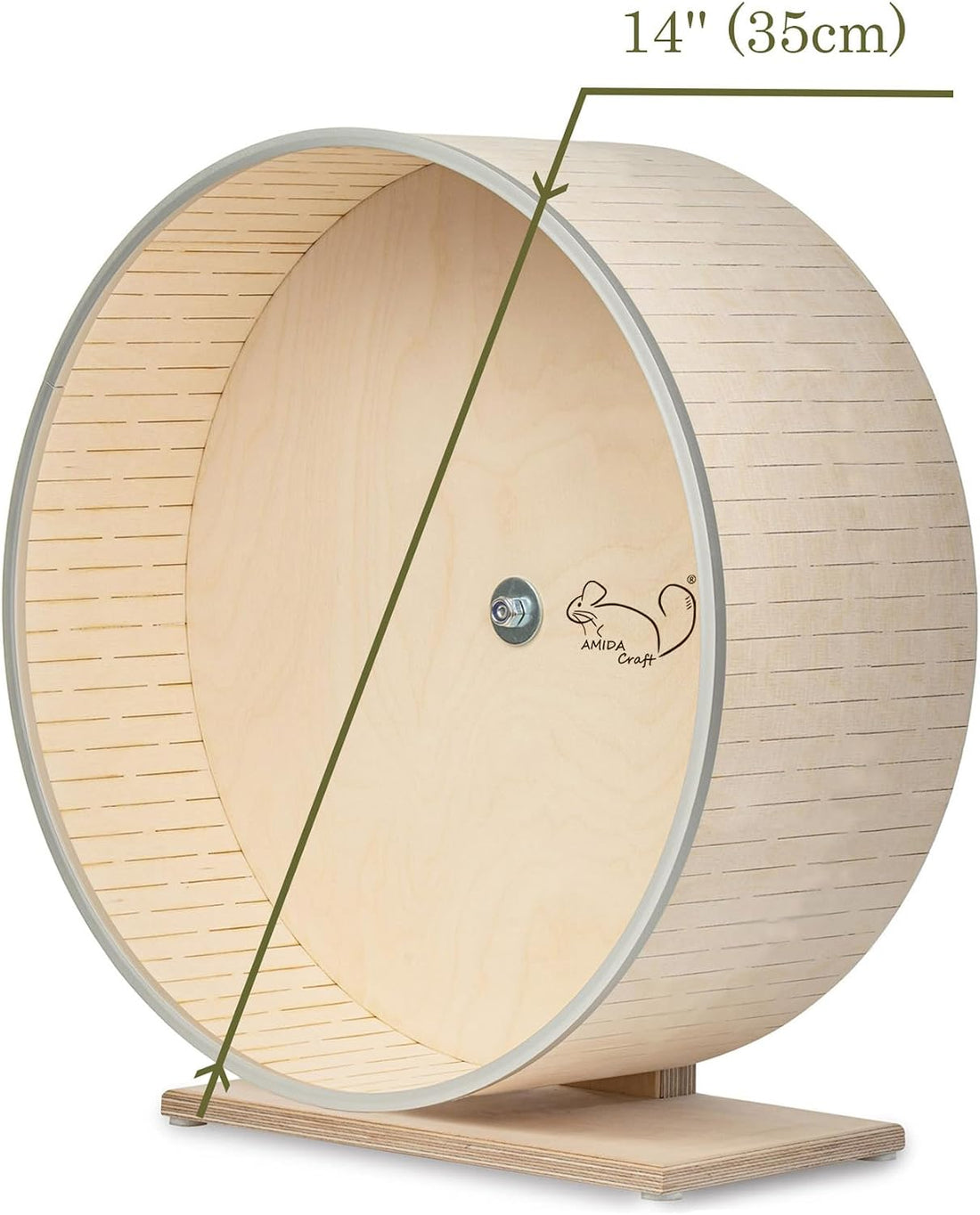 Exercise Wheel for Tortoises, Extra-Wide 15 cm Running Surface