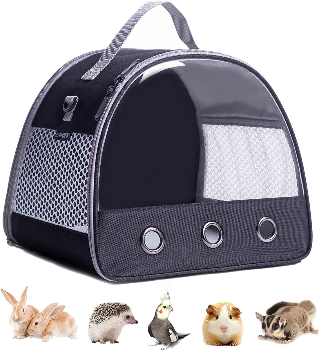 Guinea Pig Carrier Backpack, Clear Bubble Window Backpack for Guinea