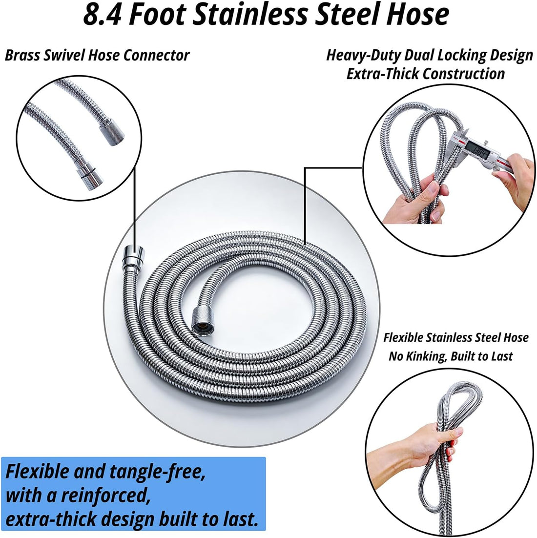 2-Mode Dog Shower Sprayer with No-Drill Mount